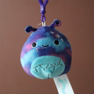 NWT - 3.5” Plaxa the Alien Squishmallow clip on